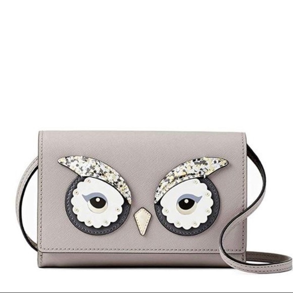 kate spade Handbags - 🦉NWT Kate Spade Owl Saffiano Leather Crossbody🦉